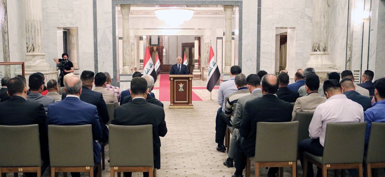 العبادي يصل الى الديوانية