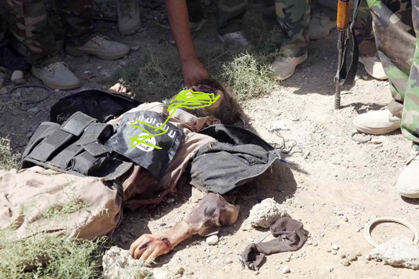 القوات الامنية تقتل ناقل اسلحة داعش قرب الحدود السورية