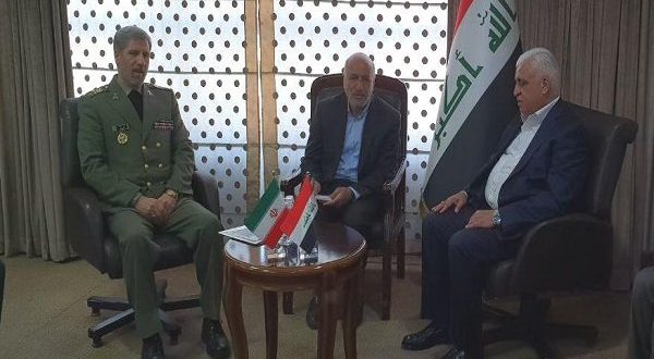 وزير الدفاع الإيراني من بغداد: نرفض عمليات عسكرية تركية في شمال العراق