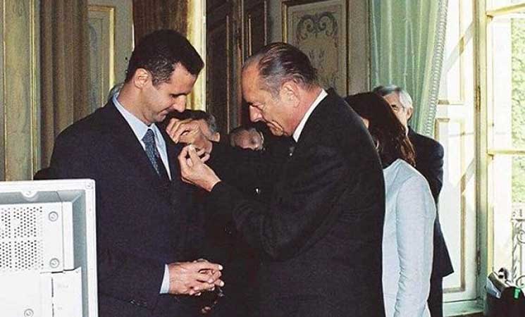 الأسد يرد وسام “جوقة الشرف” إلى فرنسا
