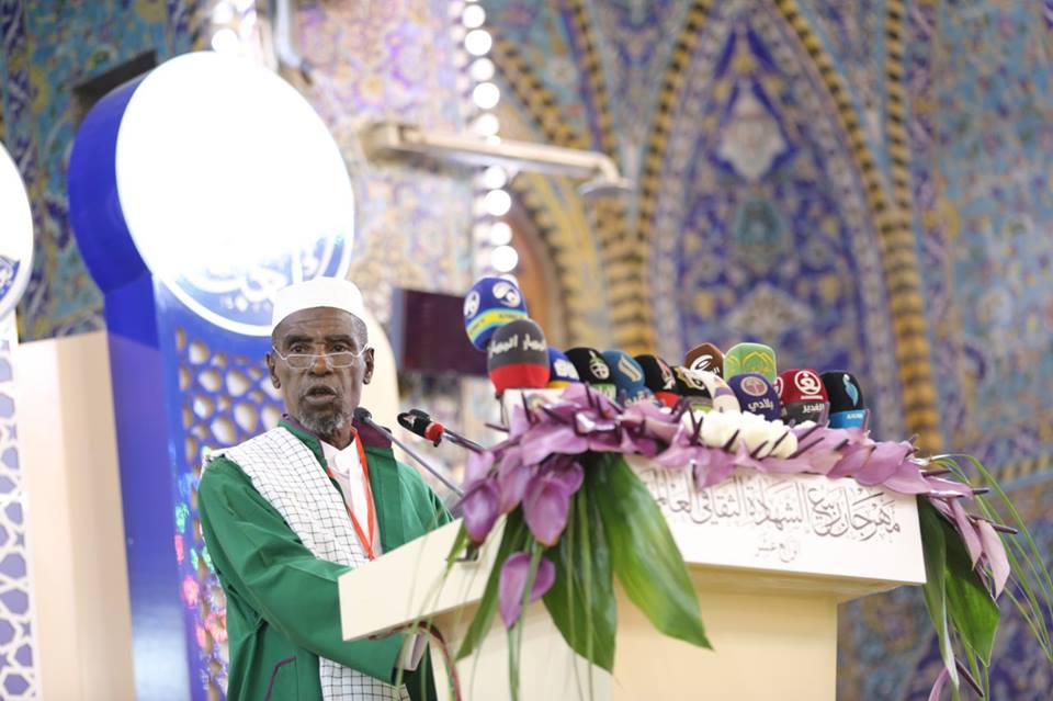 بالصور:مثقفو القارة الافريقية يحتفلون بمولد الامام الحسين في مدينته:انتصار العراقيين هو انتصار للانسانية جمعاء