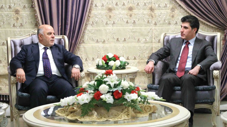 بعد السليمانية .. العبادي يزور أربيل للقاء بارزاني