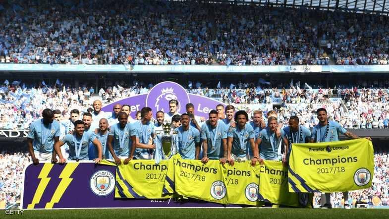 "السيتي" يتوج رسميا.. ويتعثر أمام هادرسفيلد (فيديو)