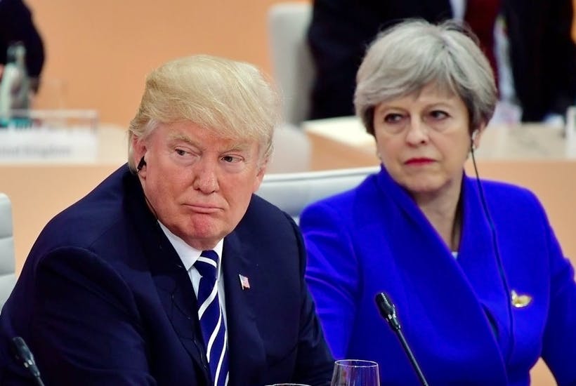 ترامب وماي ينددان بهجمات إيران الصاروخية