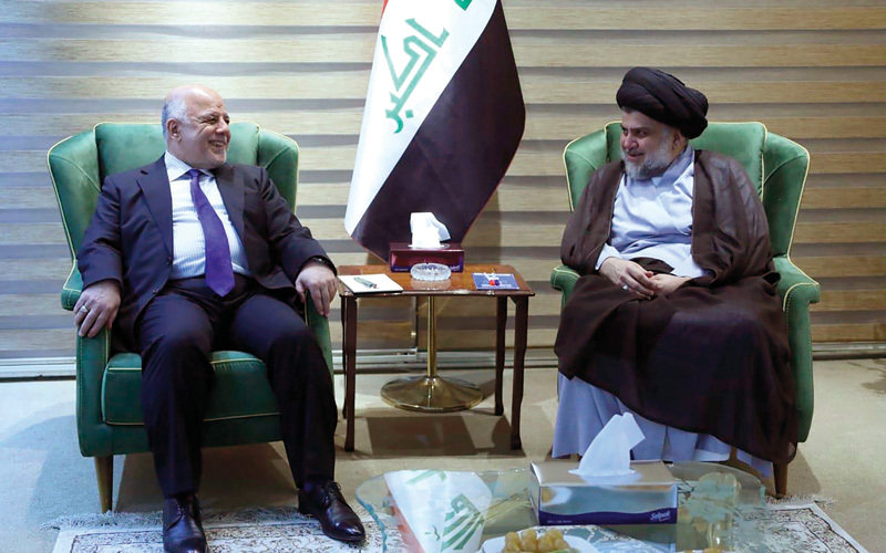 الصدر يشترط انسحاب العبادي من حزب الدعوة لترشيحه لولاية ثانية