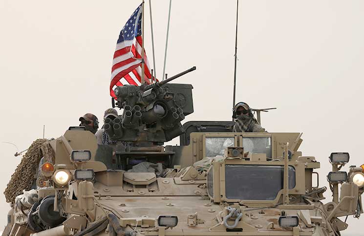 قوة عراقية أمريكية تتسلم الشريط الحدودي بين العراق وسوريا في نينوى