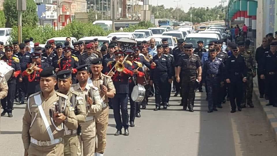 بالصور..  مصرع مدير قسم في قيادة شرطة ميسان بحادث سير