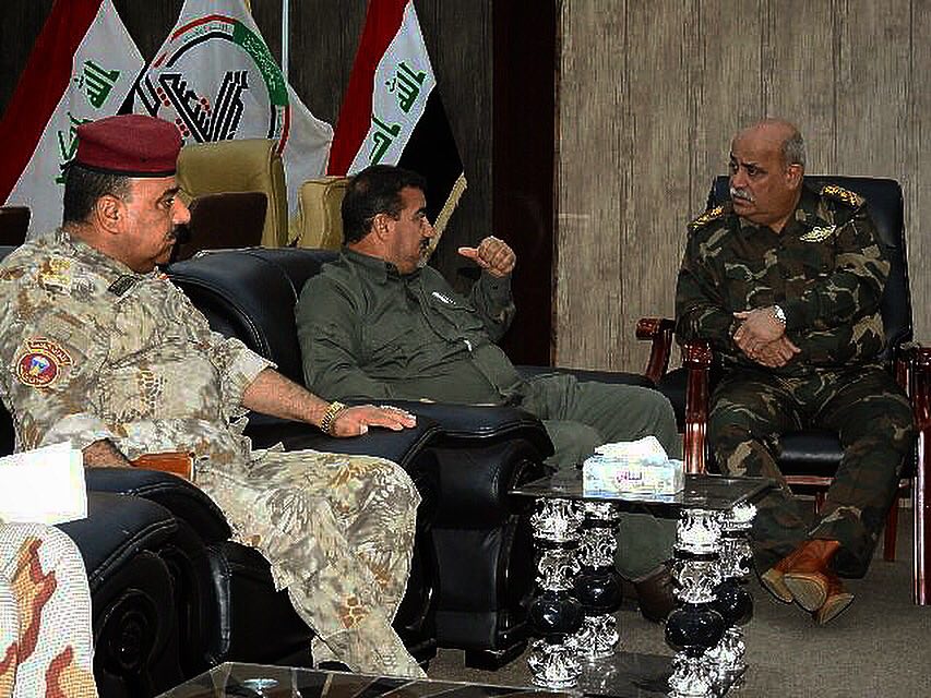 رفع مستوى التنسيق المشترك بين الحشد الشعبي والعشائري غرب الانبار