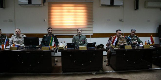 اجتماع عسكري يضم العراق روسيا إيران وسوريا في بغداد