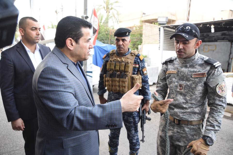 وزير الداخلية في الأدلة الجنائية للإشراف على التحقيق بشأن حريق صناديق اقتراع الرصافة