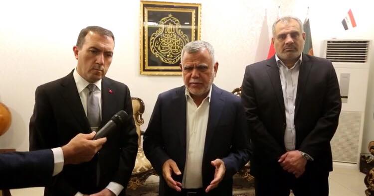 العامري بعد لقائه السفير التركي: تم طمأنتنا ببذل تركيا جهدهم لحل موضوع المياه