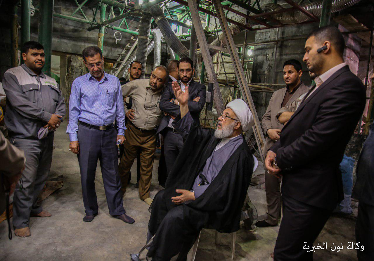 بالصور.. ممثل المرجع السيستاني يحث على الاسراع بإنجاز مشروع توسعة حرم الامام الحسين (ع)