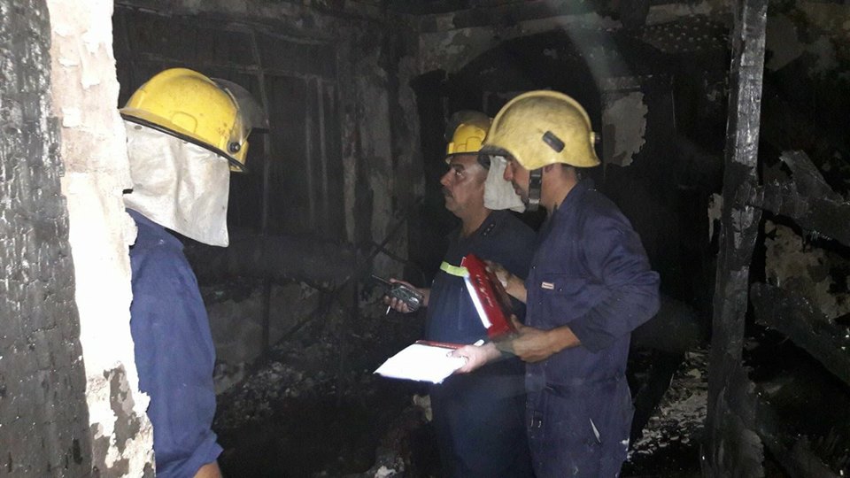 كربلاء: اخماد حريق في منطقة الحر بدون خسائر بشرية (مصور)