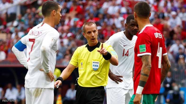 الفيفا ينفي "واقعة" رونالدو وحكم مباراة المغرب