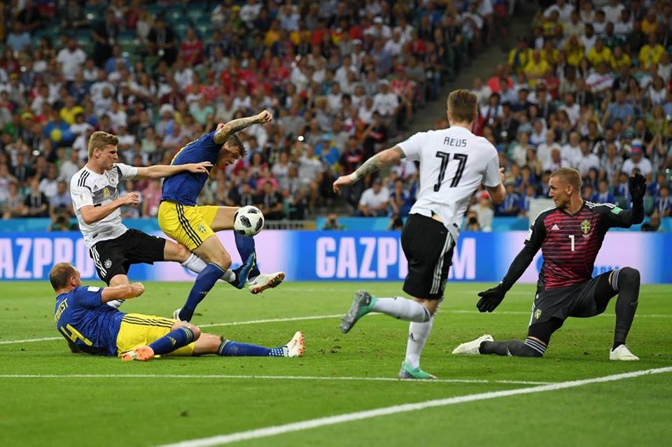 بالصور:المانيا تتغلب على السويد بشق الانفس 2..1 ضمن مونديال روسيا