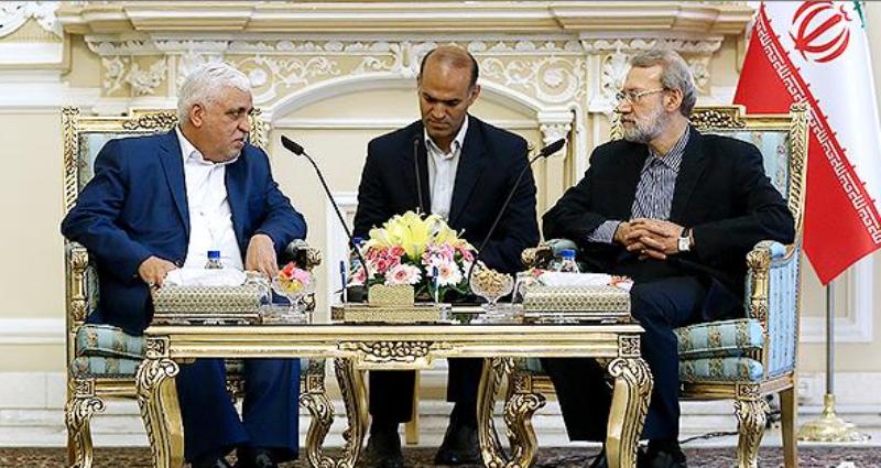 لاريجاني للفياض :لابد ان يكمل العراق وايران بعضهما الاخر