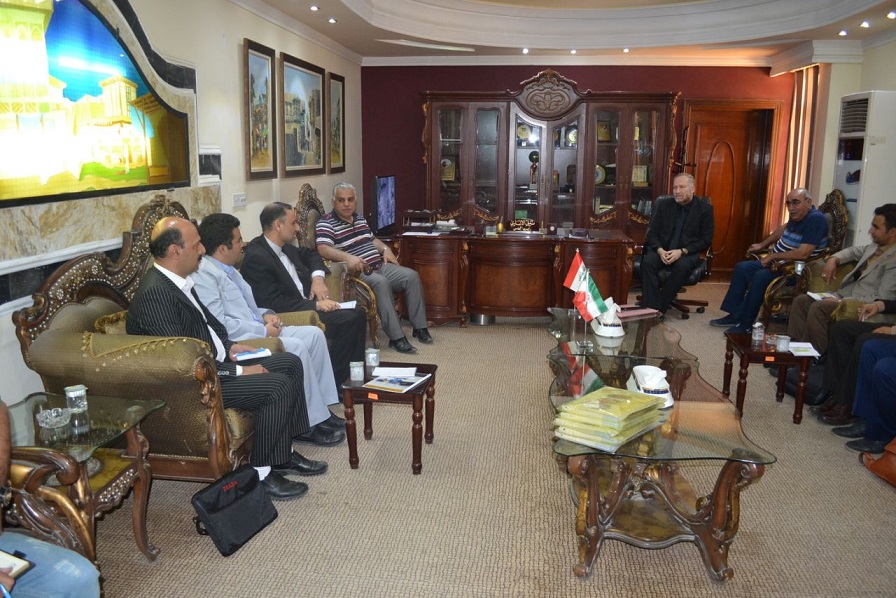 غرفة تجارة كربلاء تحث التجار الايرانيين الى اقامة مشاريع مشتركة مع نظرائهم العراقيين في كربلاء