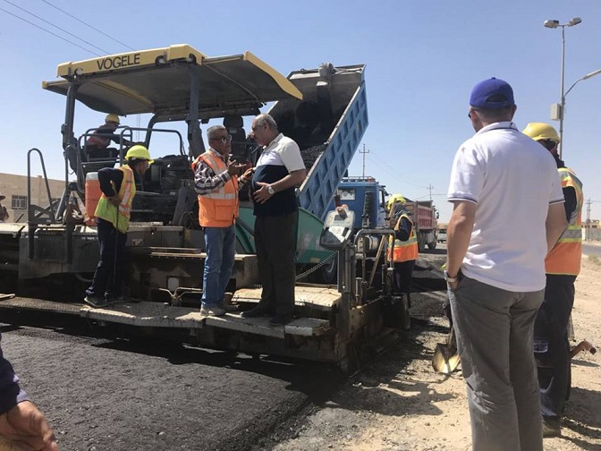 وزارة الاعمار والبلديات تواصل تنفيذ اعمال مشروع طريق (سامراء-دور–العلم) بكلفة اجمالية اكثر من (10) مليار دينار