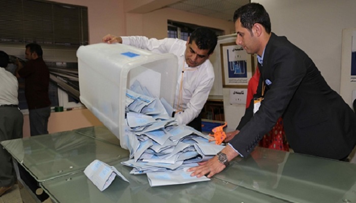 أفتتاح أكثر من 113 صندوقاً ضمن عملية العد والفرز بكركوك