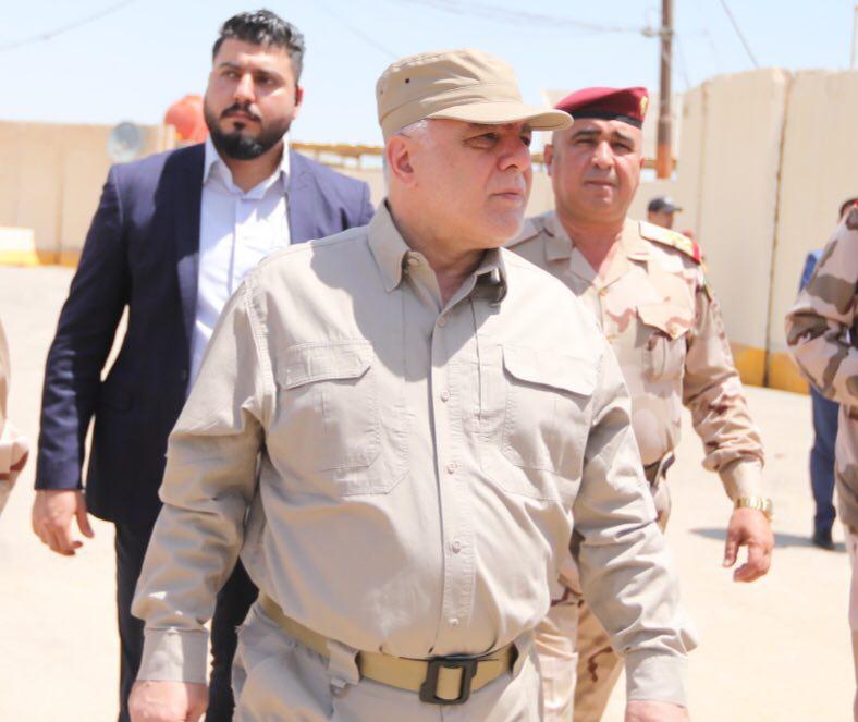 بالصور.. العبادي يصل إلى ديالى ويعقد اجتماعاً امنياً