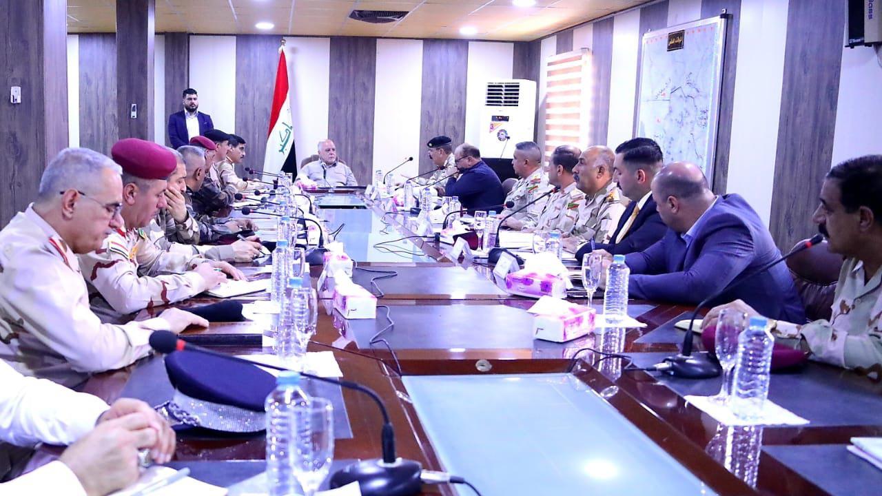 بالفيديو..  العبادي يوجه بمضاعفة الجهد الاستخباري لملاحقة خلايا "الإرهاب" وعصابات الجريمة في ديالى