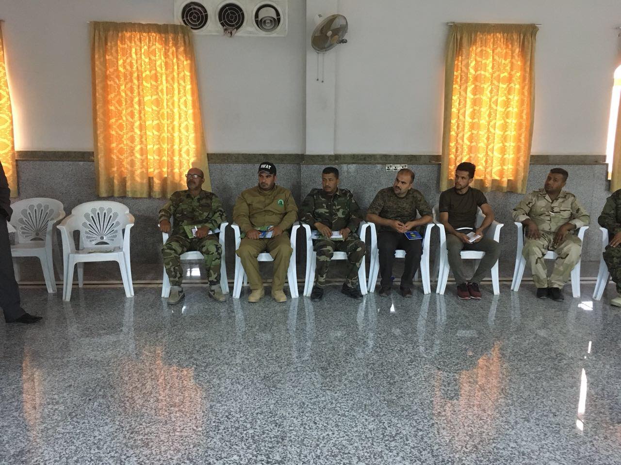 بالصور:ماذا يعمل الصليب الاحمر الدولي في  لواء 13 حشد شعبي