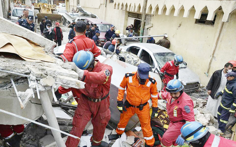 إنتشال 1780 جثة من تحت ركام المنازل بالمنطقة القديمة للموصل