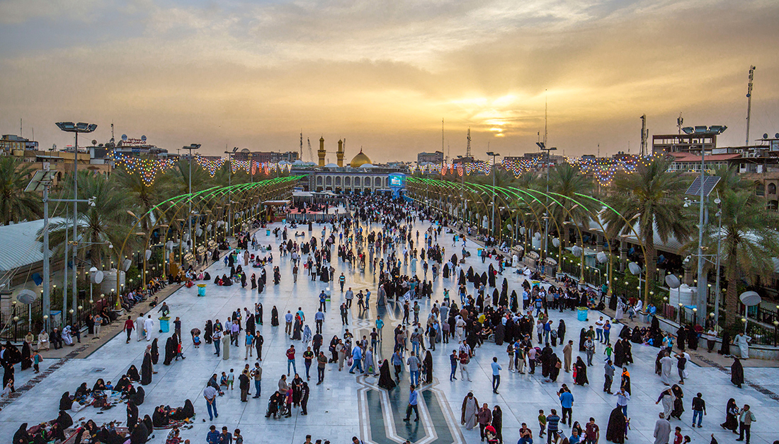 منطقة في كربلاء شاهدة على جرائم صدام والجرائم التي ارتكبت بحق الامام الحسين ومرقده