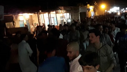 تظاهرة ليلية في سفوان للمطالبة بالخدمات