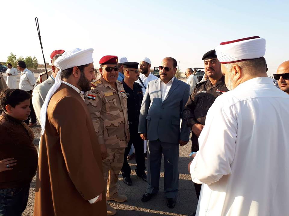 بالصور:هكذا تقدم الخدمات المجانية لحجاج العراق في قضاء عين التمر غربي كربلاء