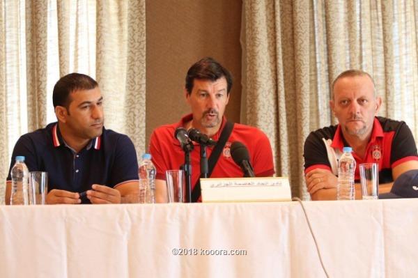 الطقس الحار بالعراق يقلق مدرب اتحاد العاصمة الجزائري