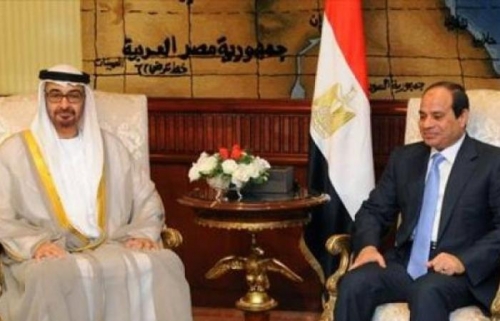 الرئاسة المصرية تكشف نتائج اجتماع السيسي ومحمد بن زايد