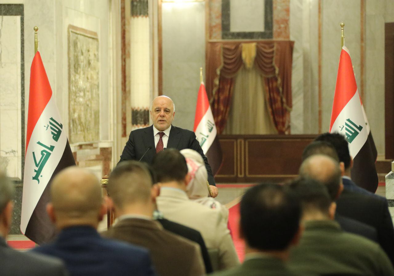 العبادي: التزامنا بموضوع ايران هو عدم التعامل بعملة الدولار وليس الالتزام بالعقوبات (فيديو)