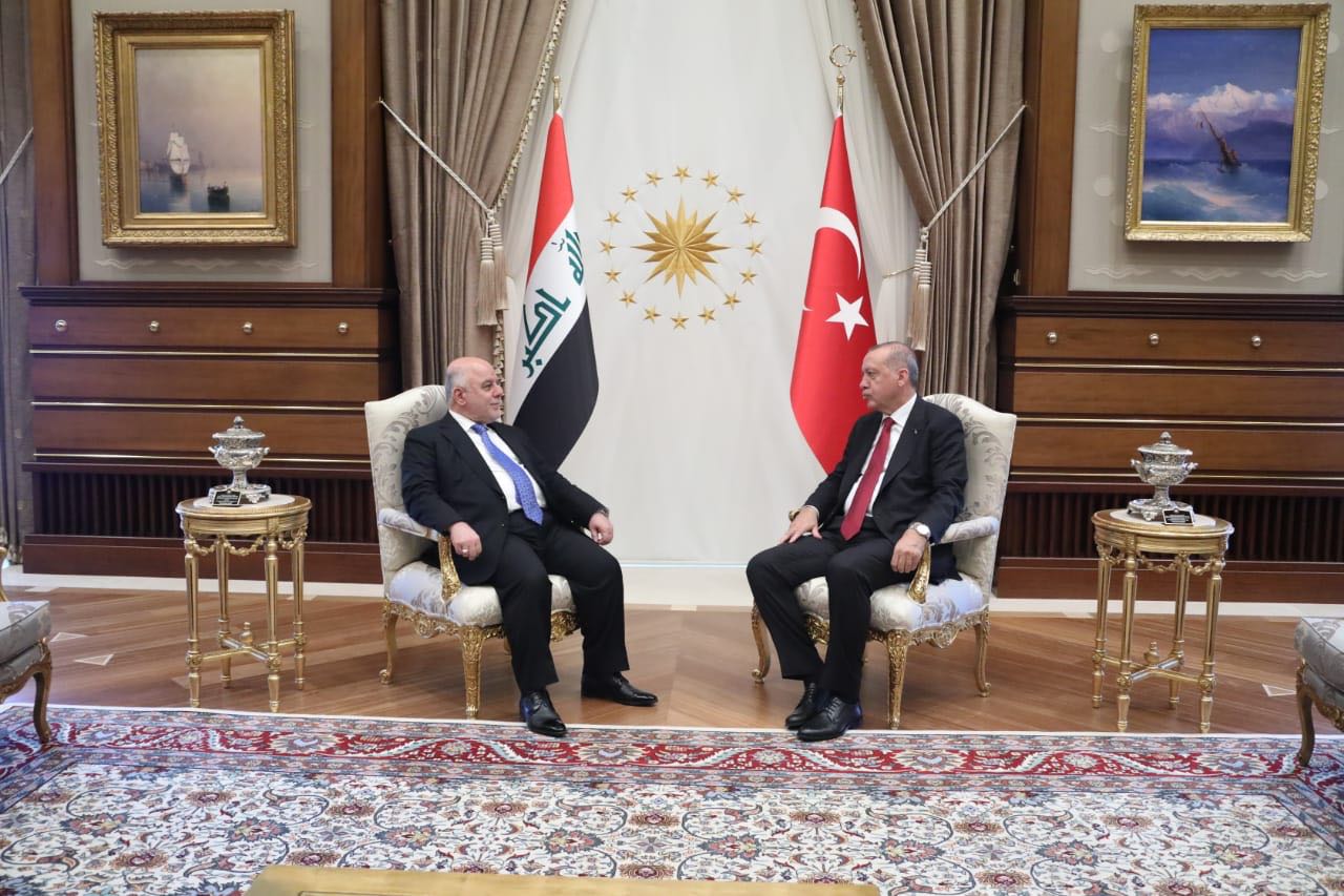 اردوغان للعبادي: العراق سيحصل على حصته الكاملة من المياه
