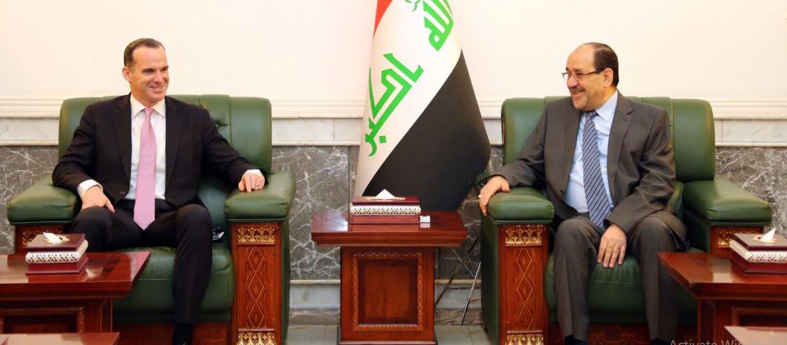 المالكي لماكغورك: القوى اقتربت من تشكيل الكتلة الأكبر والأغلبية ما يزال هو الحل