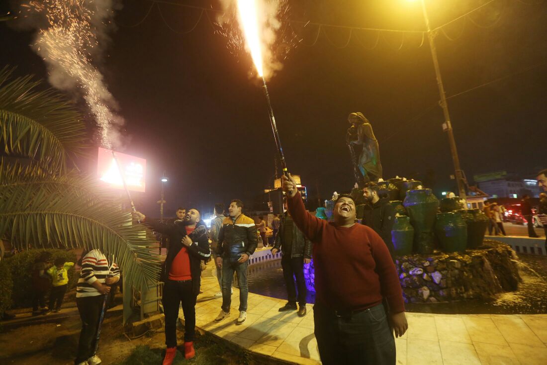 شرطة بغداد تنشر مفارز في الأماكن العامة للحد من استخدام الألعاب النارية الممنوعة