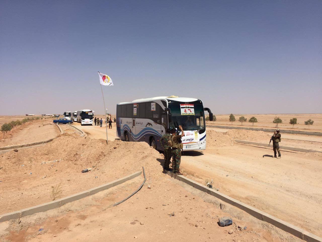 عودة الوجبة الاولى من الحجاج العراقيين الى البلاد