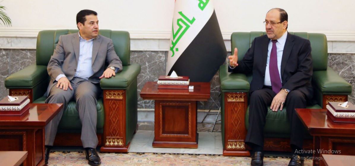 المالكي يبحث مع الاعرجي مستجدات الأوضاع الأمنية والسياسية في البلاد