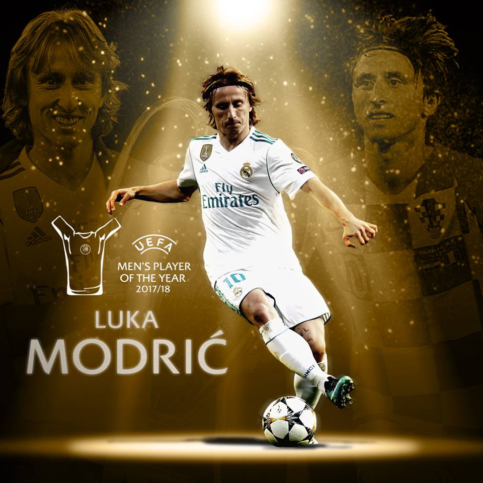 لوكا مودرتيش يفوز بجائزة أفضل لاعب في أوروبا