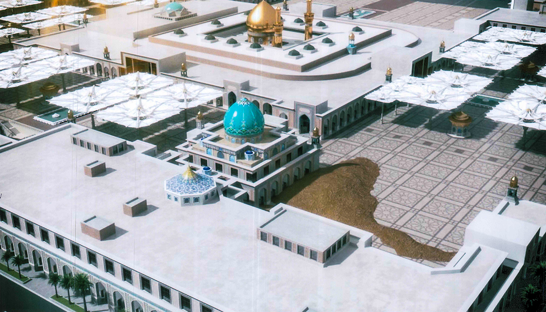بالصور.. التصميم النهائي لمقام التل الزينبي بكربلاء