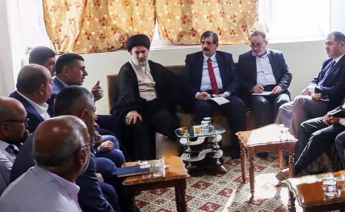 السيد احمد الصافي في البصرة برفقة خبراء لايجاد حلول لملوحة المياه وتلوثها