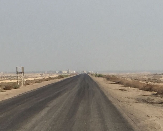 قطع الطرق المؤدية الى الشركات النفطية في حقل غرب القرنة 1