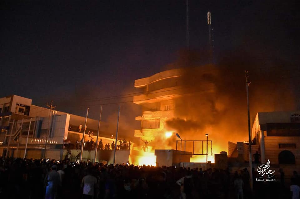 "كتائب سيد الشهداء": داعش هو من أحرق مكاتبنا بالبصرة ولنا صولة مع ولاية الجنوب قريبا