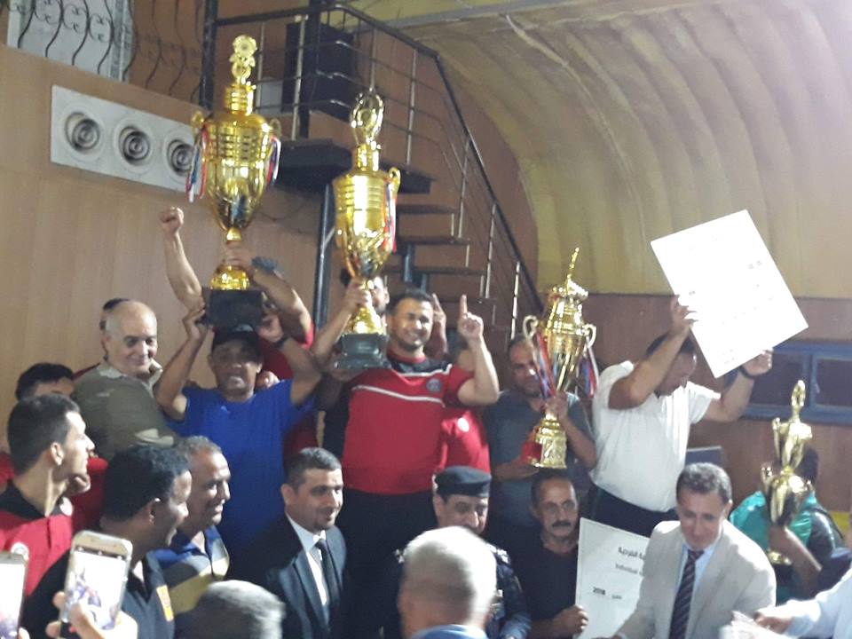 نادي الحر من كربلاء يتوج بالجائزة الكبرى للمصارعة