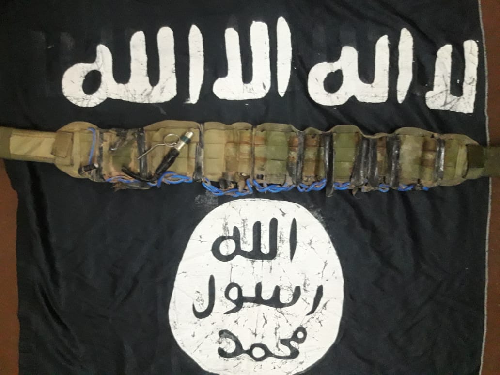 بالصور.. تفكيك حزام ناسف غرب الأنبار