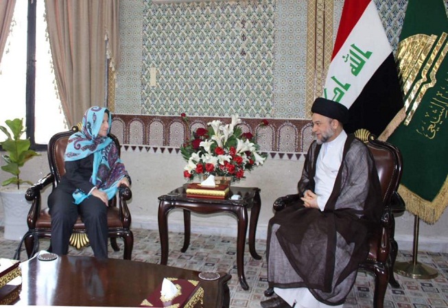 رئيس ديوان الوقف الشيعي يستقبل السفيرة الاسترالية في بغداد