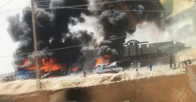 بالصور.. استشهاد وجرح 37 شخصاص بإنفجار سيارة مفخخة شمال تكريت