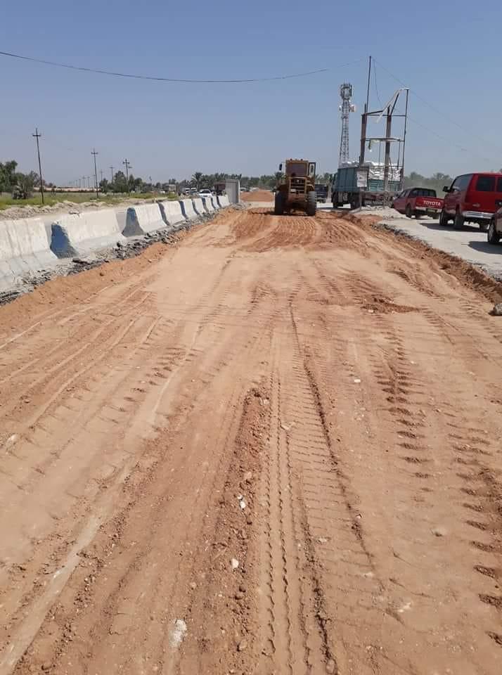 صيانة طرق خارجية في كربلاء باكثر من (٦٦) مليون دينار