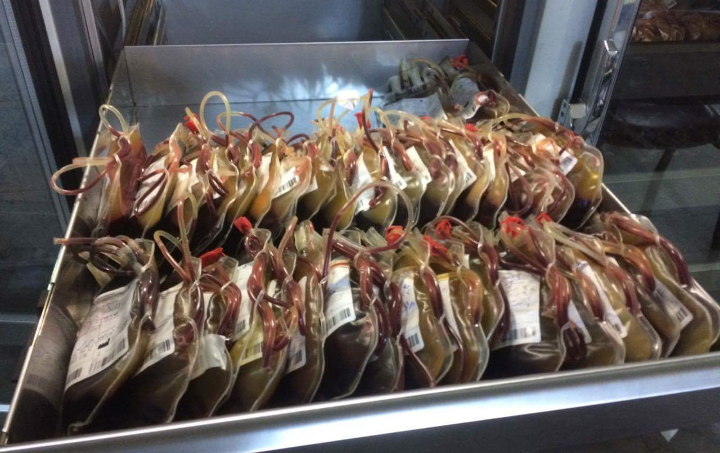 مصرف الدم الرئيسي بكربلاء يجمع (400) قنينة دم إستعداداً لزيارة عاشوراء