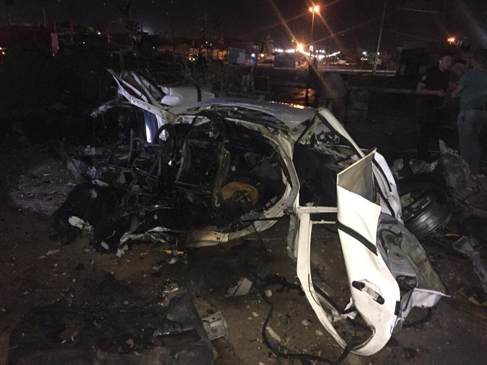 بالصور.. انفجار سيارة مفخخة في كركوك